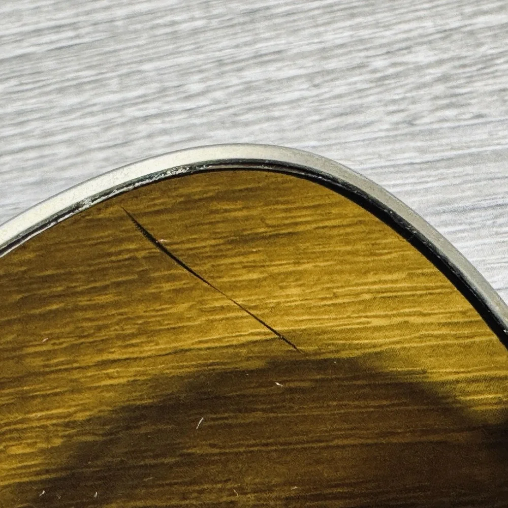 Sunglasses Mens Silver‎ Yellow Aviator Tortoise Top Bar Gradient Lens Metal